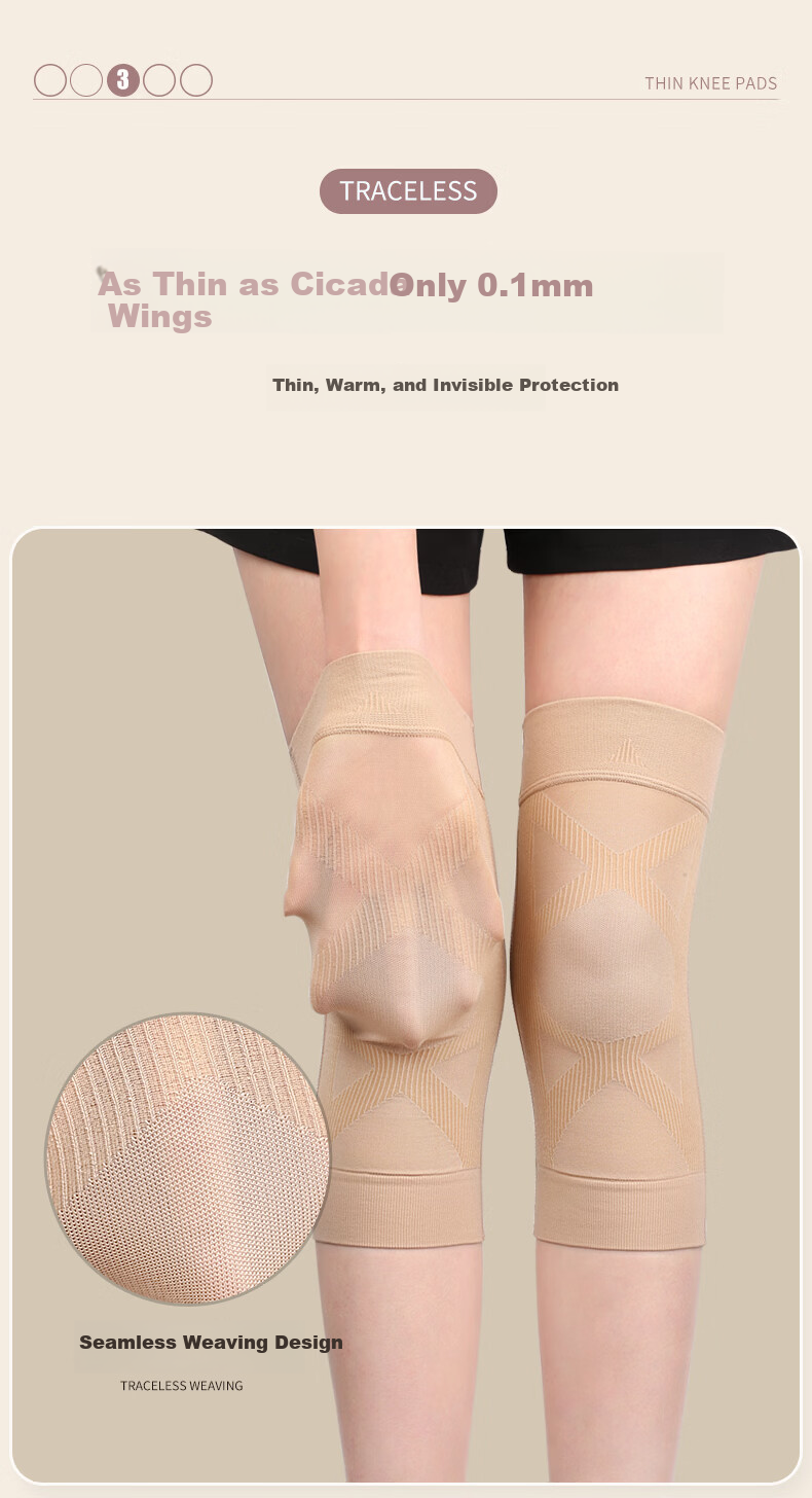 DISHU Women's Knee Brace for Arthritis Warmth Old Cold Leg Support Meniscus Ligament Patella Injury Medical Knee Support Sleeve 11