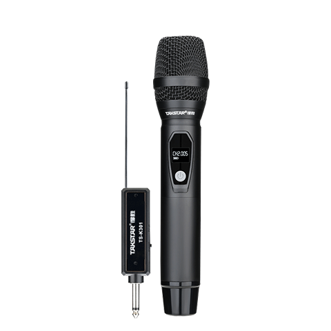 TAKSTAR TS-K301 Wireless One-to-One Microphone UHF Handheld Conference Microphone Plug and Play Long Battery Life Outdoor Singing Hosting Home KTV
