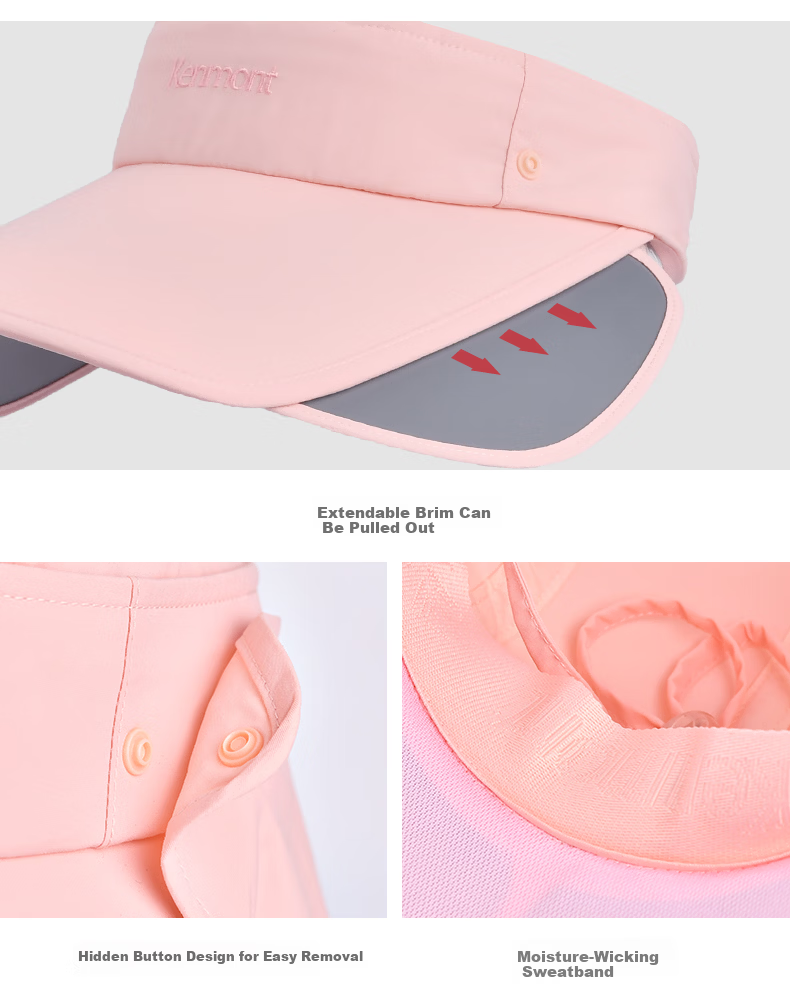 Kenmont Spring Summer Sun Protection Face Covering UV Protection Open Top Hat Light Khaki 22