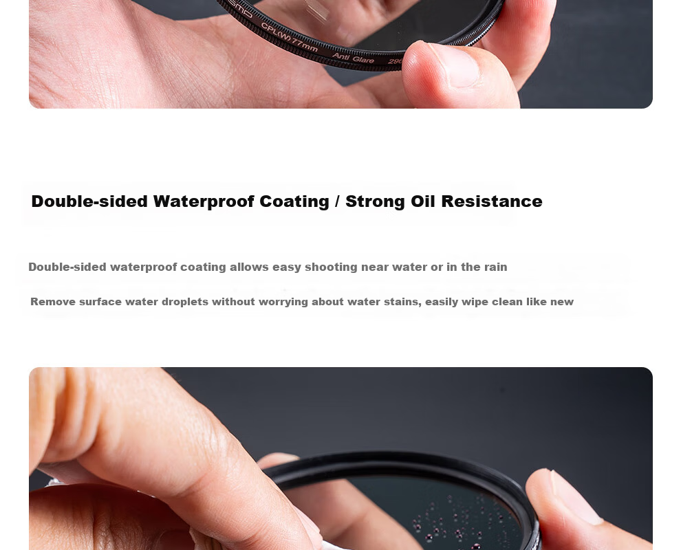 Kase 3rd Generation CPL Polarizer Circular Polarizing MRC Filter 72mm Anti-Reflection Color Enhancement Saturation Booster 16