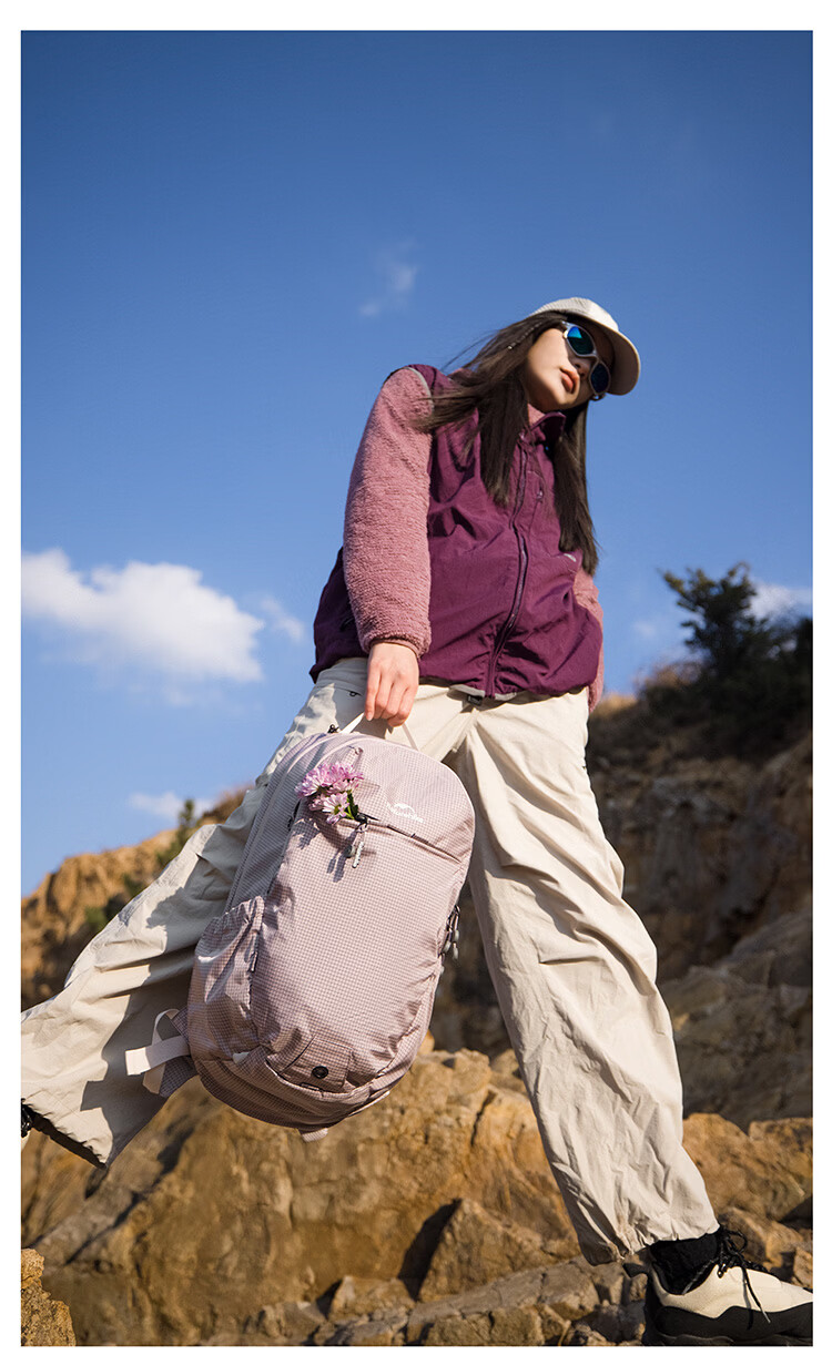 Naturehike Nuokelongwa Base 20L Lightweight Hiking Backpack Unisex Outdoor Mountaineering Travel Casual Double Shoulder Bag 12