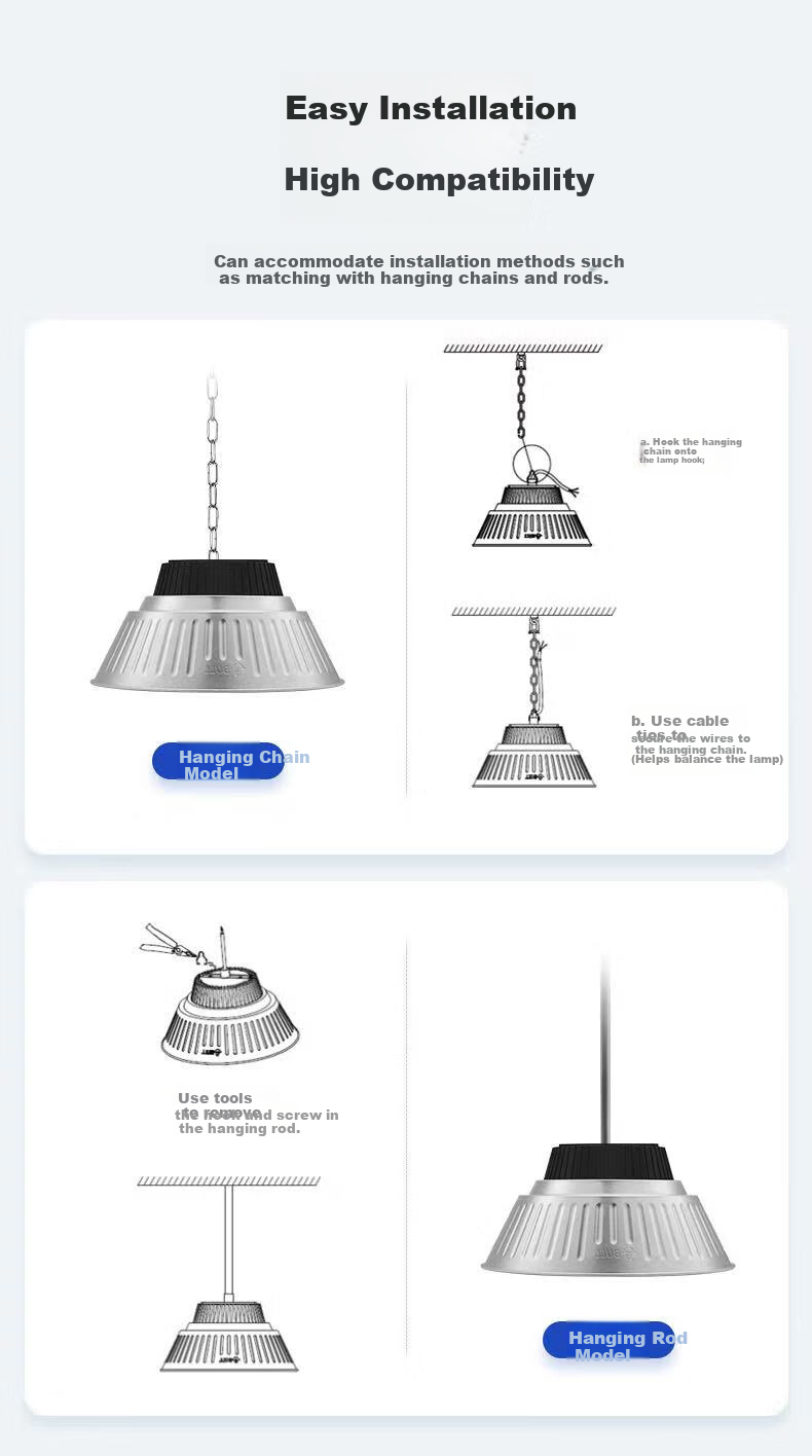 BULL High Brightness LED Factory Workshop Warehouse Supermarket Lighting 150W Wanjian Series MK-C150A-AS Ceiling Light 6500K 3