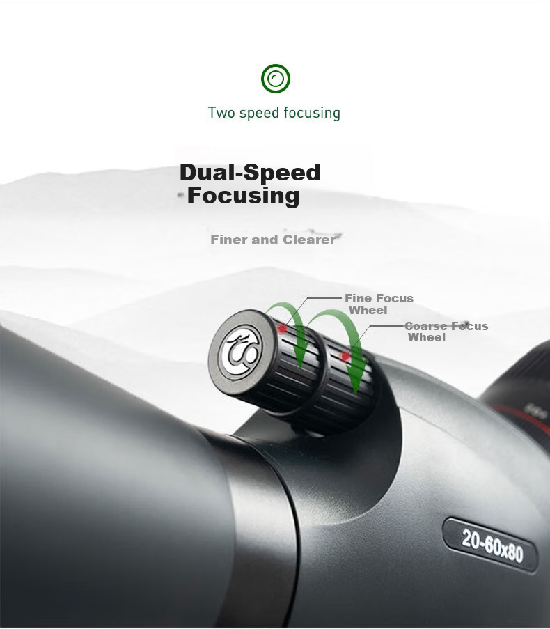 Leilong Pursuer 15-45X70ED High-Definition High-Power Professional Outdoor Adult Target and Bird Watching Monocular Telescope 9