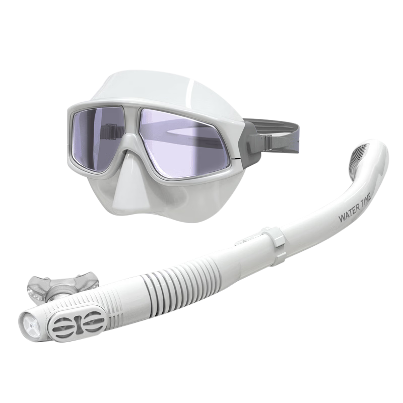 WATERTIME Shuichuan Full Dry Snorkel Set Diving Mask for Adults with Myopia Swimming and Diving Gear