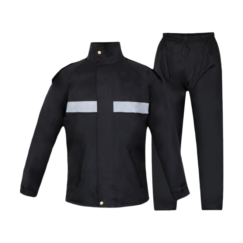 SHENGLI Split Raincoat for Delivery Riders, Reflective Full-Body Heavy-Duty Adult Raincoat, 210D Oxford Fabric, AR2-005, Size 3XL