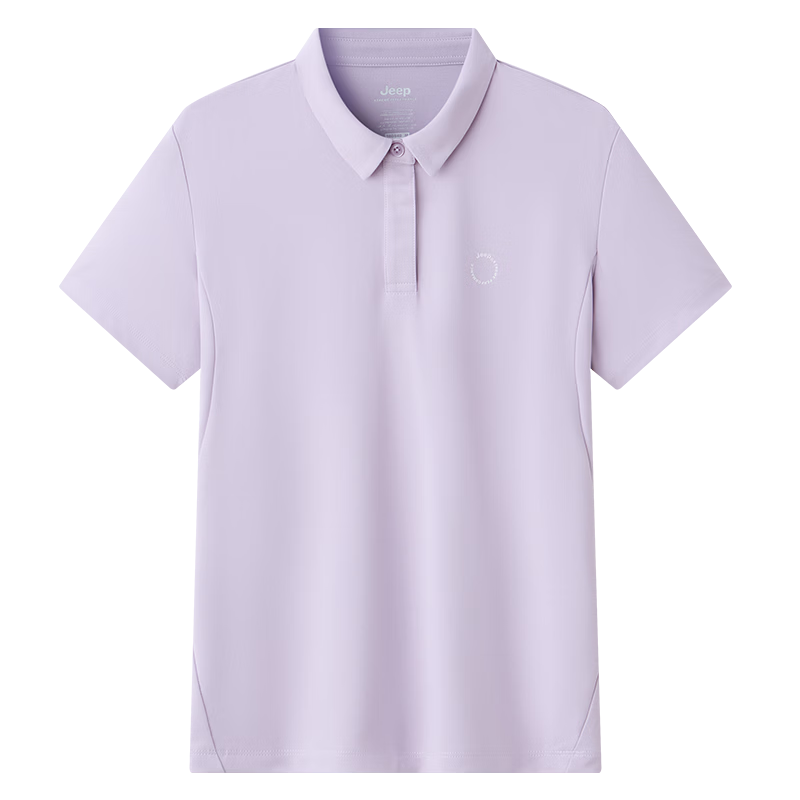 JEEP Women's Short Sleeve Polo Shirt UPF50+ Sun Protection Quick-Dry Outdoor Casual Breathable T-Shirt