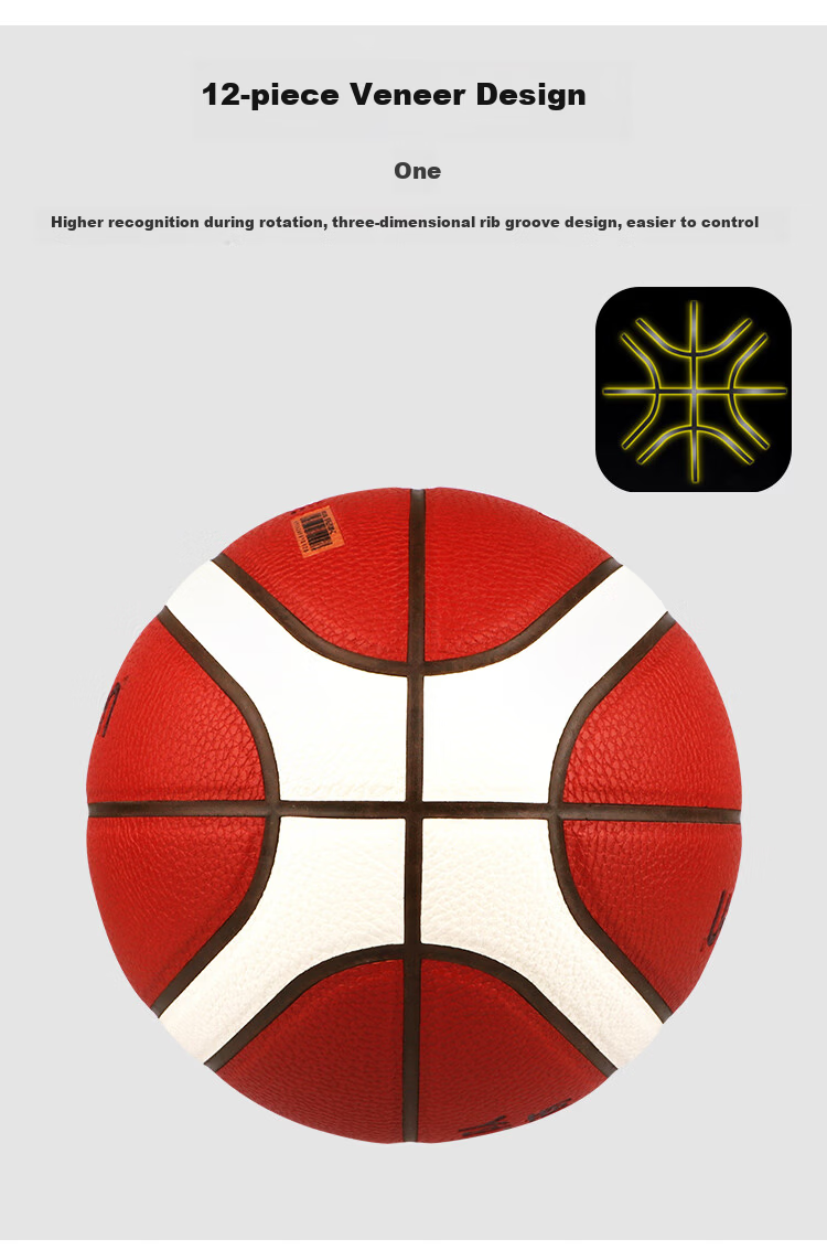 Molten Basketball Size 6 BG3100 Women's/Junior High School B6G3100-C National Team Logo Training Basketball 1