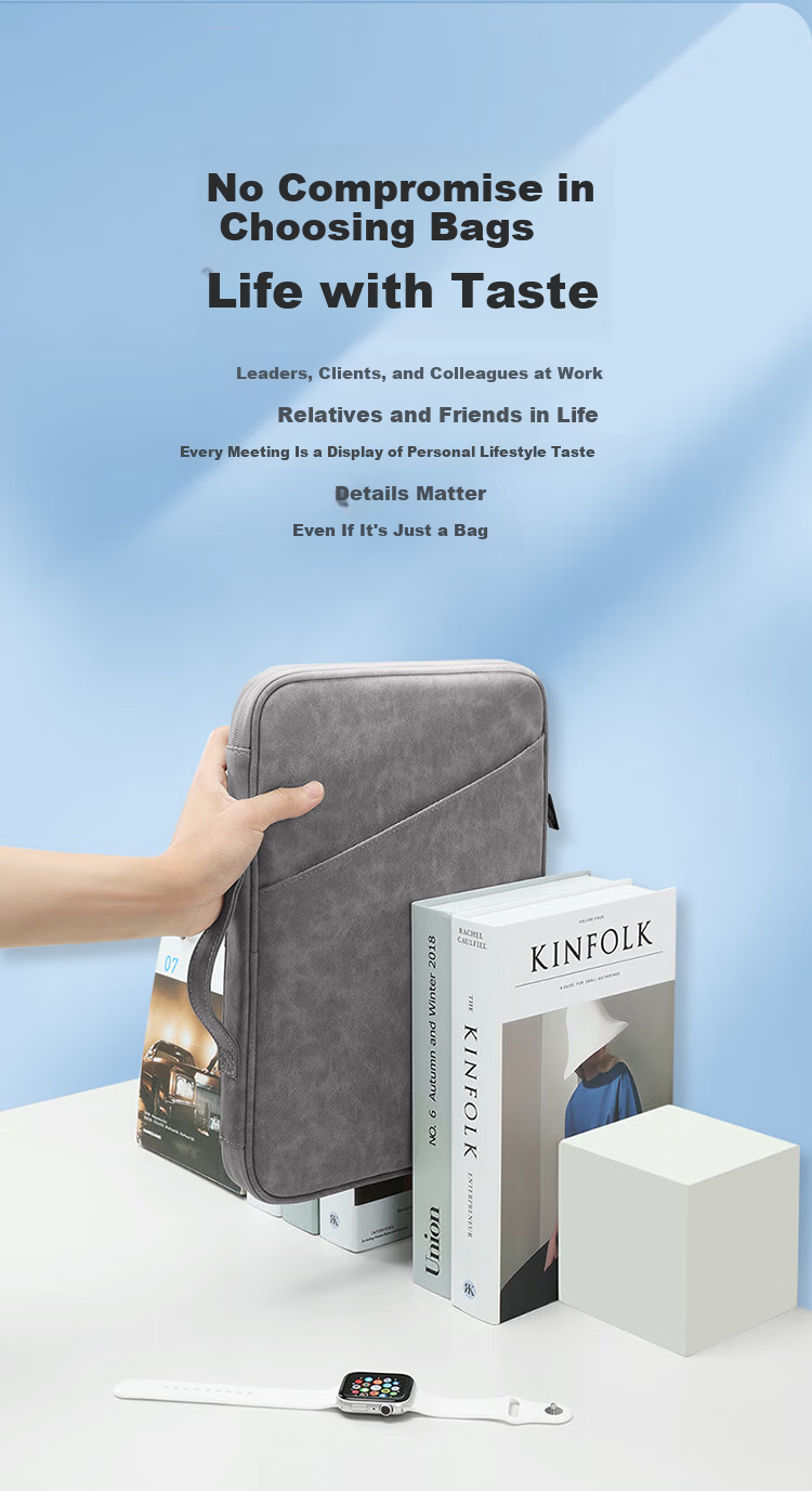 Biyoumei iPad Tablet Inner Sleeve Case for iPad Air Keyboard Protective Storage Bag 2