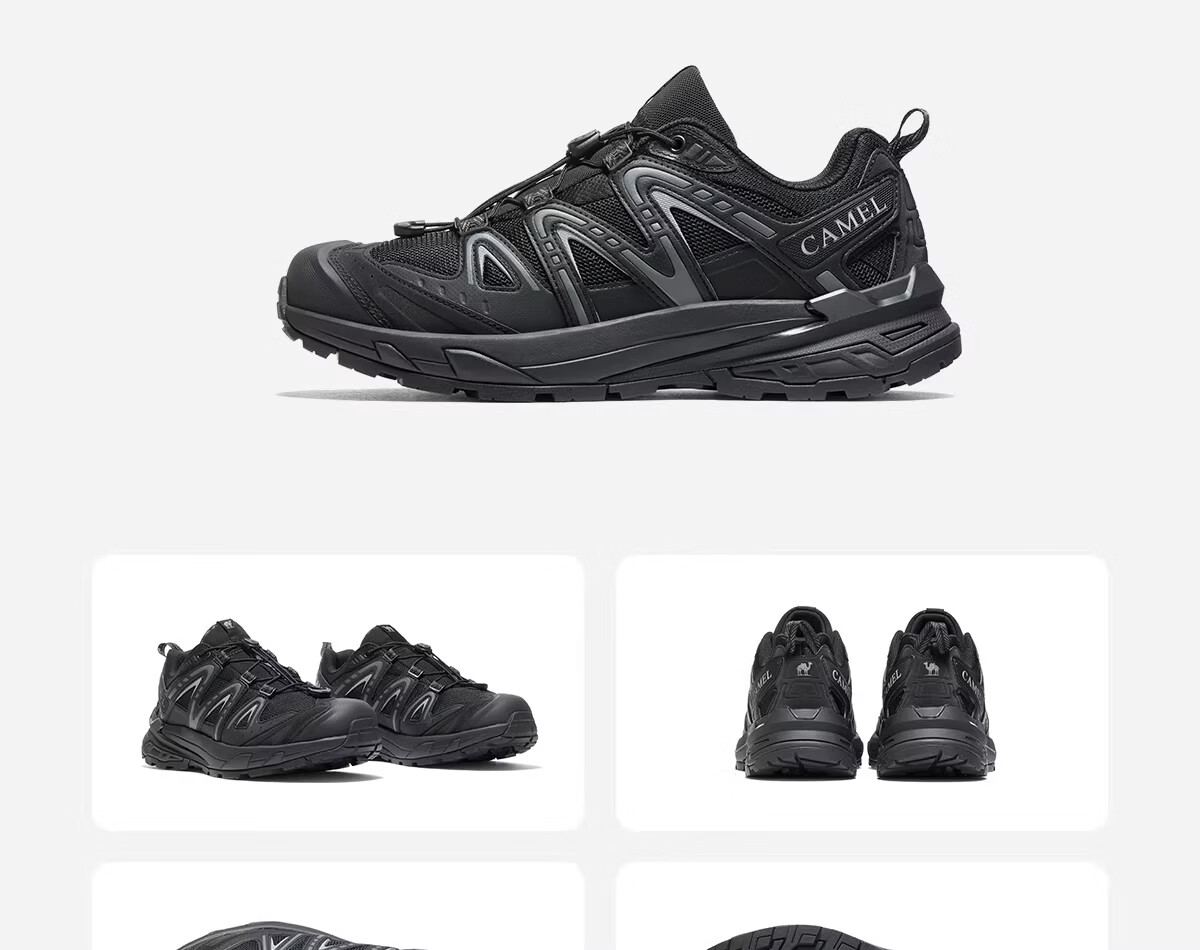 CAMEL [Wang Junkai's Choice], Kunlun Mountain 3.0 Trail Running Shoes, Outdoor Hiking Shoes for Men And Women, Non-Slip Trekking Sports Shoes 22
