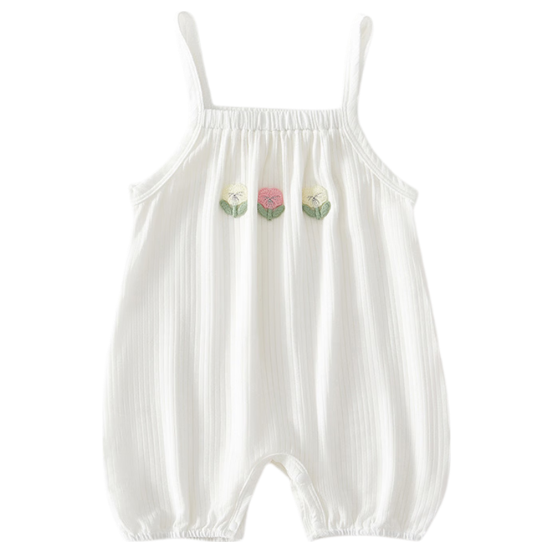 Aibao Baby Summer Sleeveless Romper Vest Bodysuit for Infants and Toddlers T303 80cm