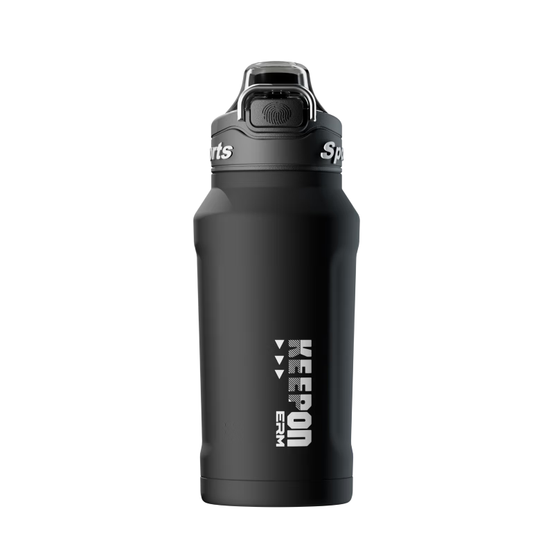 ERM Sports Water Bottle Men's Large Capacity Plastic Cup Tritan Material High Temperature Resistant Military Training Water Bottle for Primary and Secondary School Students