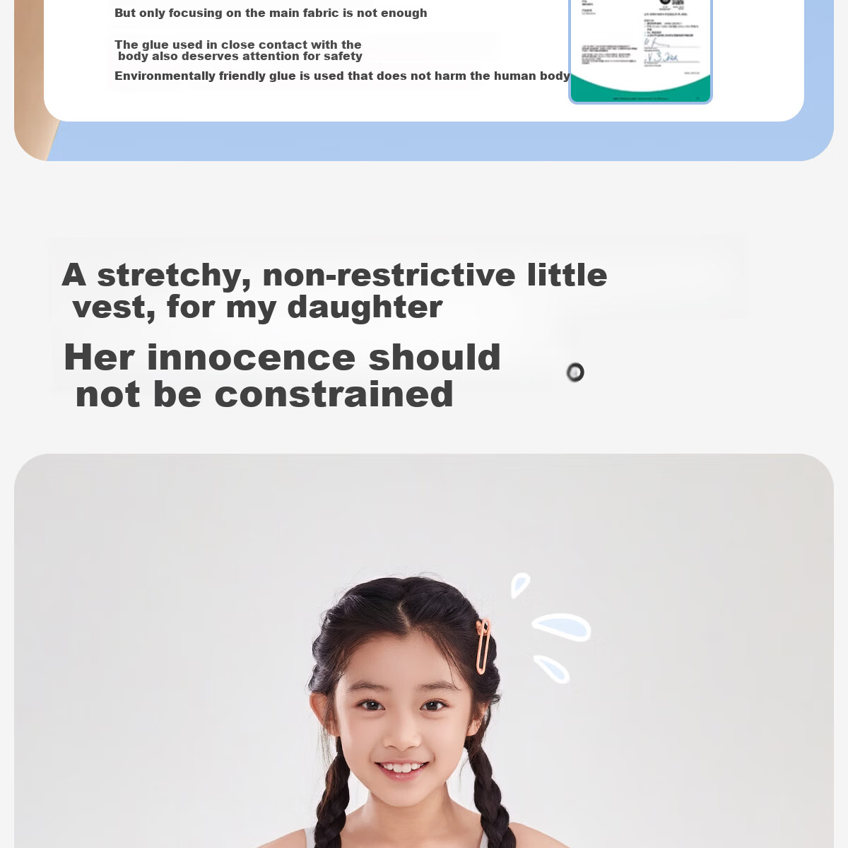 COCO SMART Children's Underwear 6-12 Years Old Elementary School Girls Thin Breathable Seamless Girls' Vest Stage One Development Bra 13