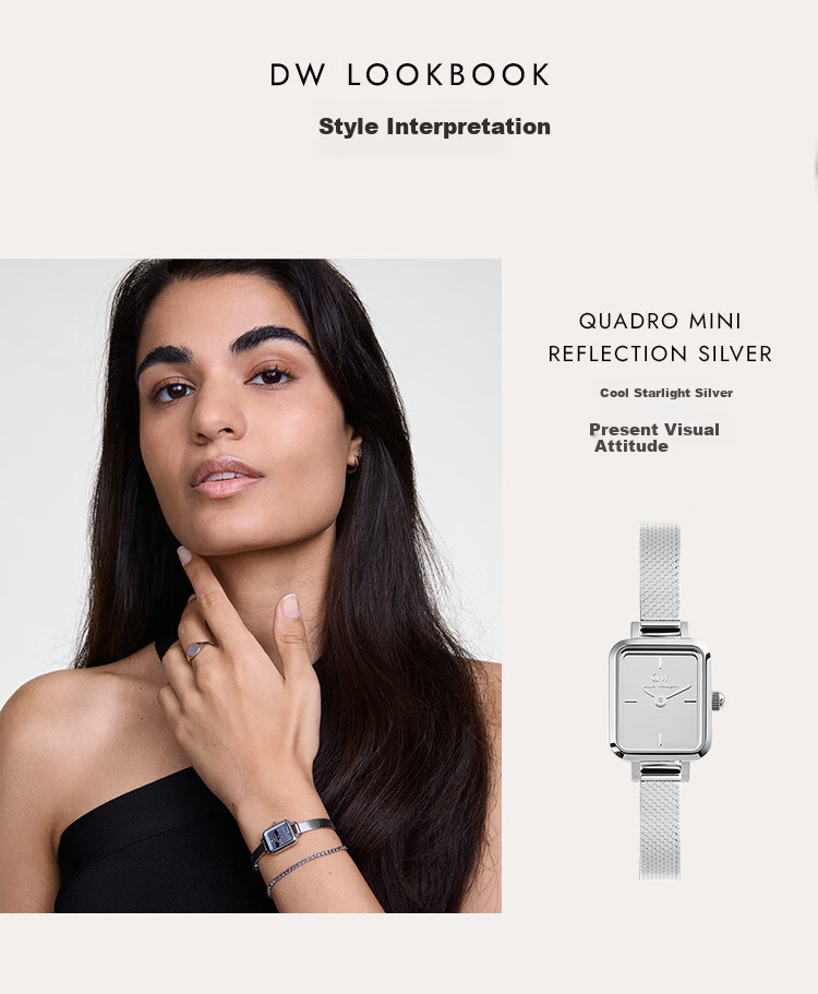 Daniel Wellington DW800 Women's Watch Small Square Fashion Ladies Watch Birthday Gift for Girlfriend 6