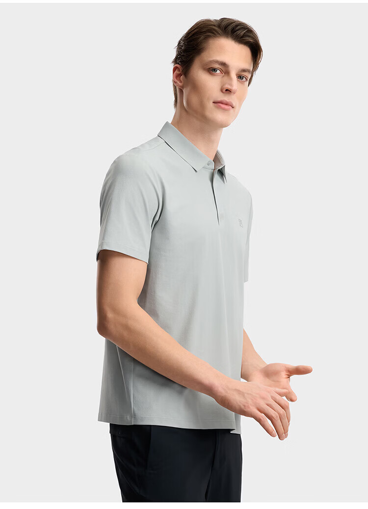FILA Official Wang Yang Men's Knitted Short Sleeve Polo Shirt 2026 Summer Moisture-Wicking Quick-Dry Comfortable Top 44