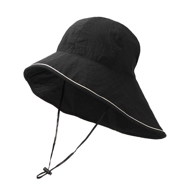 Lagur Summer Casual Extended Sunshade Fisherman Hat UPF100+ Neck Protection Ultra-Thin Breathable Quick-Dry Hat Summer