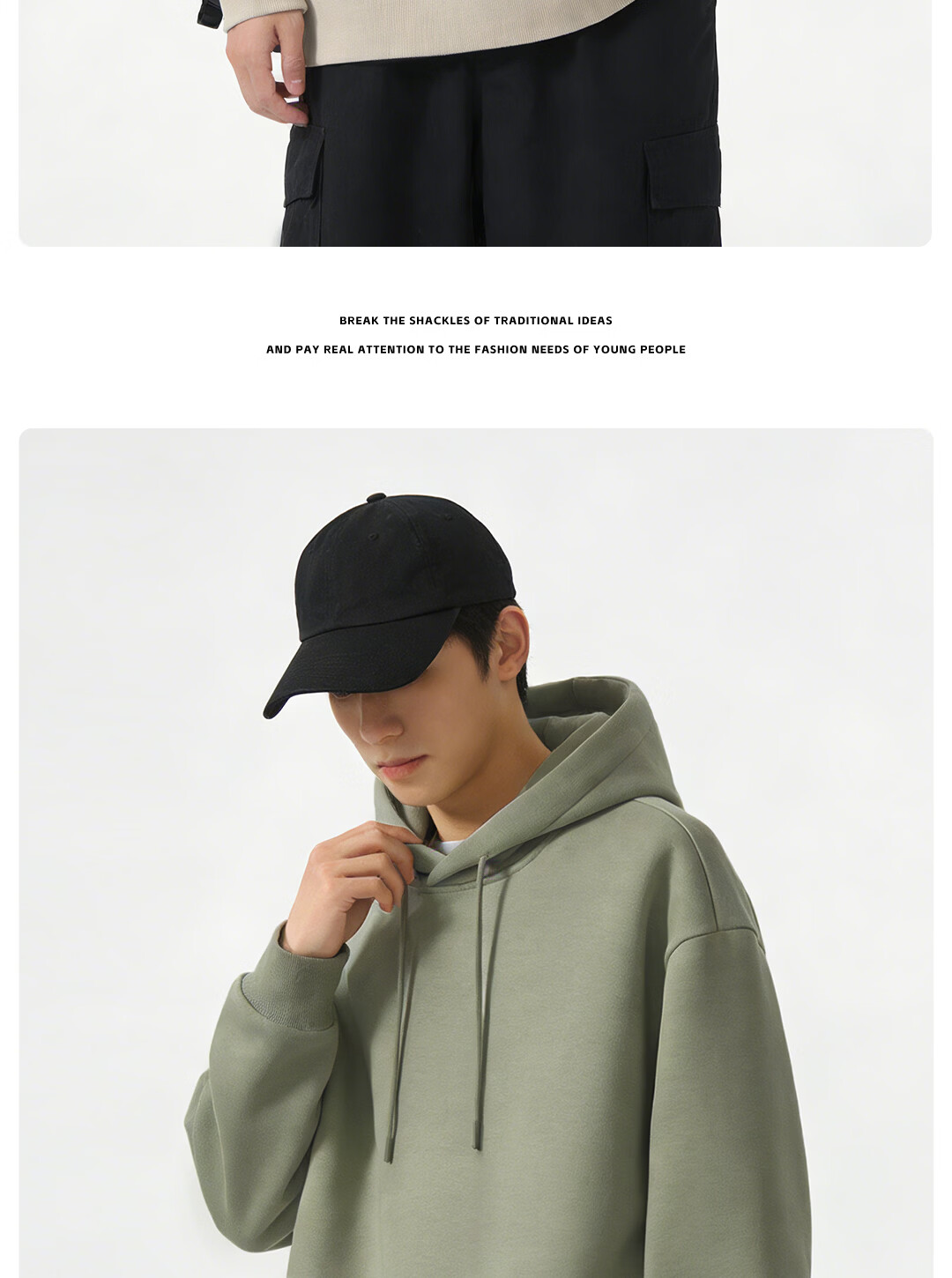 JEANSWEST LIFE Men's Spring Casual Hoodie Cartoon Print Youth Jacket 19