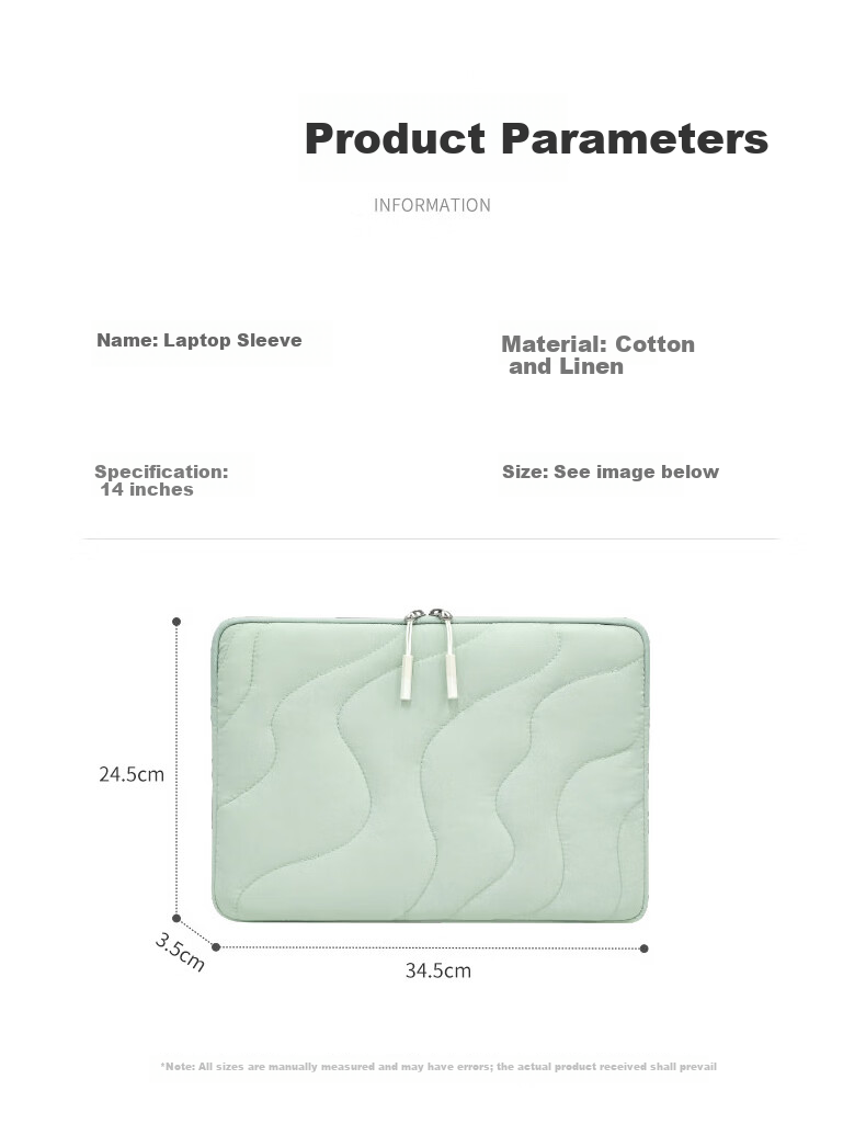 40,000km Laptop Sleeve Computer Bag Tablet iPad Protective Case for Apple Huawei Lenovo Ultra-Lightweight Anti-Shock 2