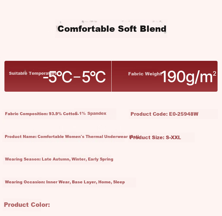 Schiesser 7A Antibacterial Women's Crew Neck Thermal Underwear Amino Acid Thermal Set Deep Pink S 5