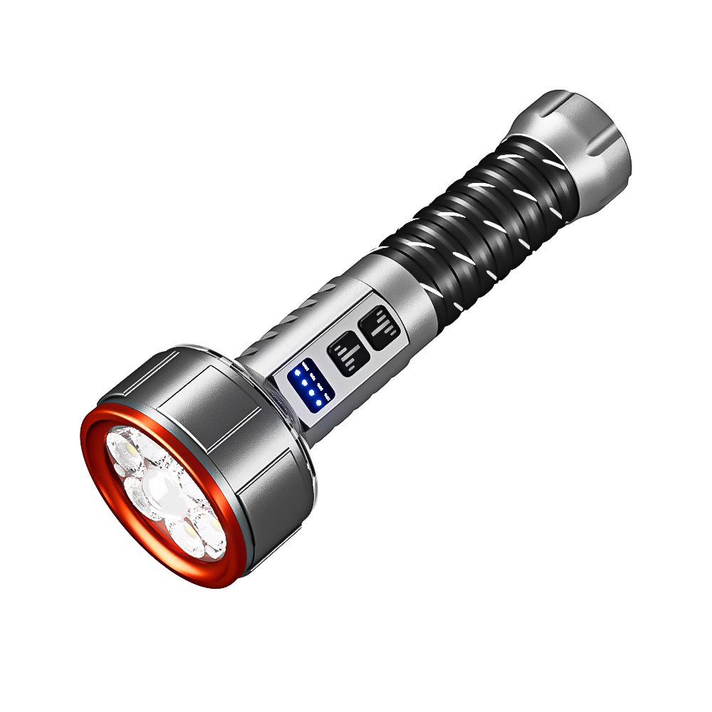 Dexu High-Power Flashlight Small Portable Outdoor Patrol Long Battery Life Magnetic Rechargeable LED Camping Light