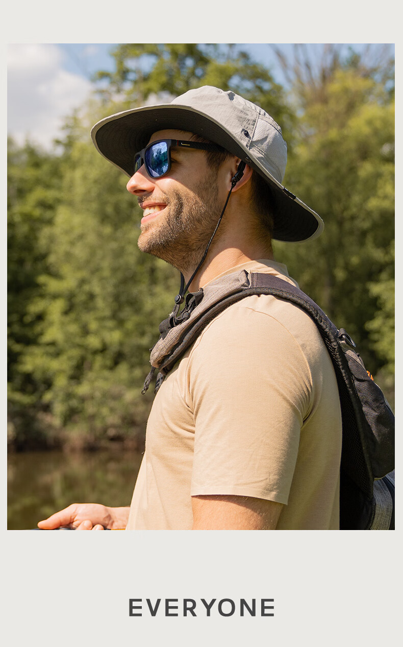 TOPEX Outdoor Sun Protection Hat for Men Large Head Circumference Summer Mountaineering Hiking Fishing Sunshade Water-Repellent Hat 14