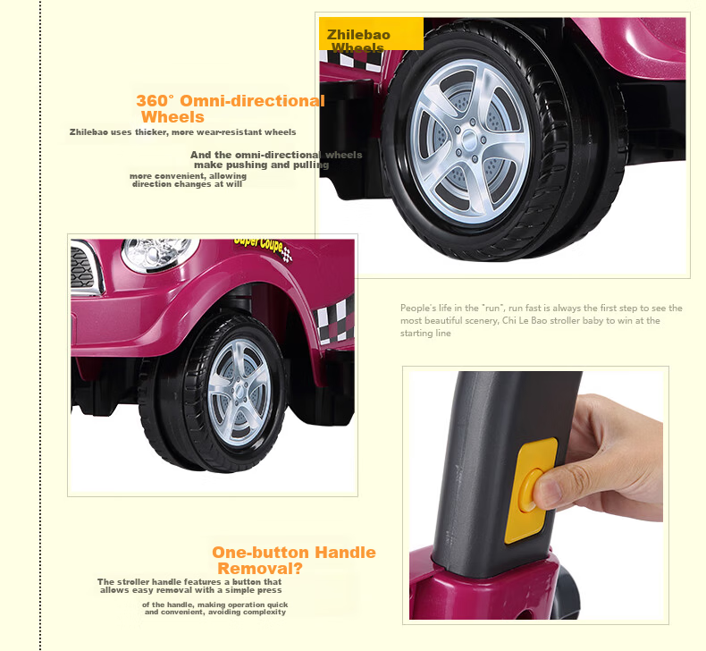 CHILOKBO Toddler Twist Ride-On Car 1-3 Years Baby Push Walker Sliding Rocking Learning Walker Stroller with Omni-Directional Wheels Anti-Tip 10