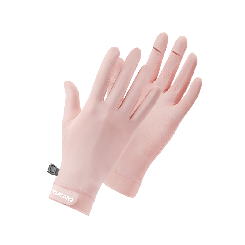 RED DRAGONFLY Summer Thin Sunscreen Gloves for Women, Fingerless Touchscreen Ice Silk Gloves for Driving and Cycling, Anti-Slip, UV Protection, Men’s