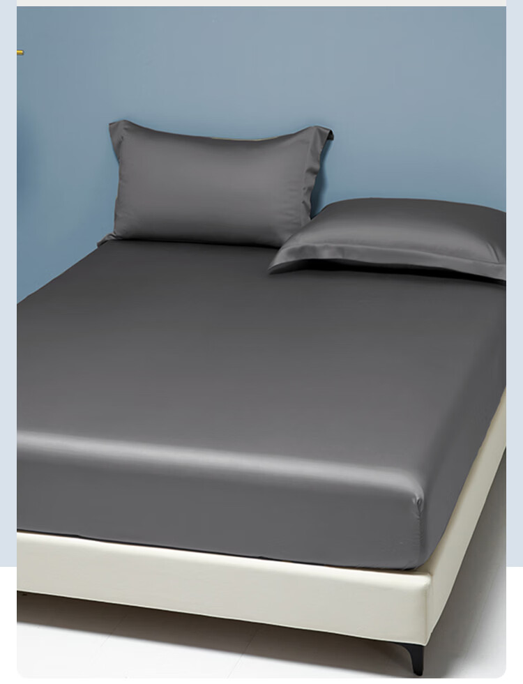 SOMERELLE A-Class Xinjiang Long-Staple Cotton Fitted Sheet Single Pure Cotton Bed Cover Double 1.5m Full Cotton Non-Slip Full Wrap Protector 8