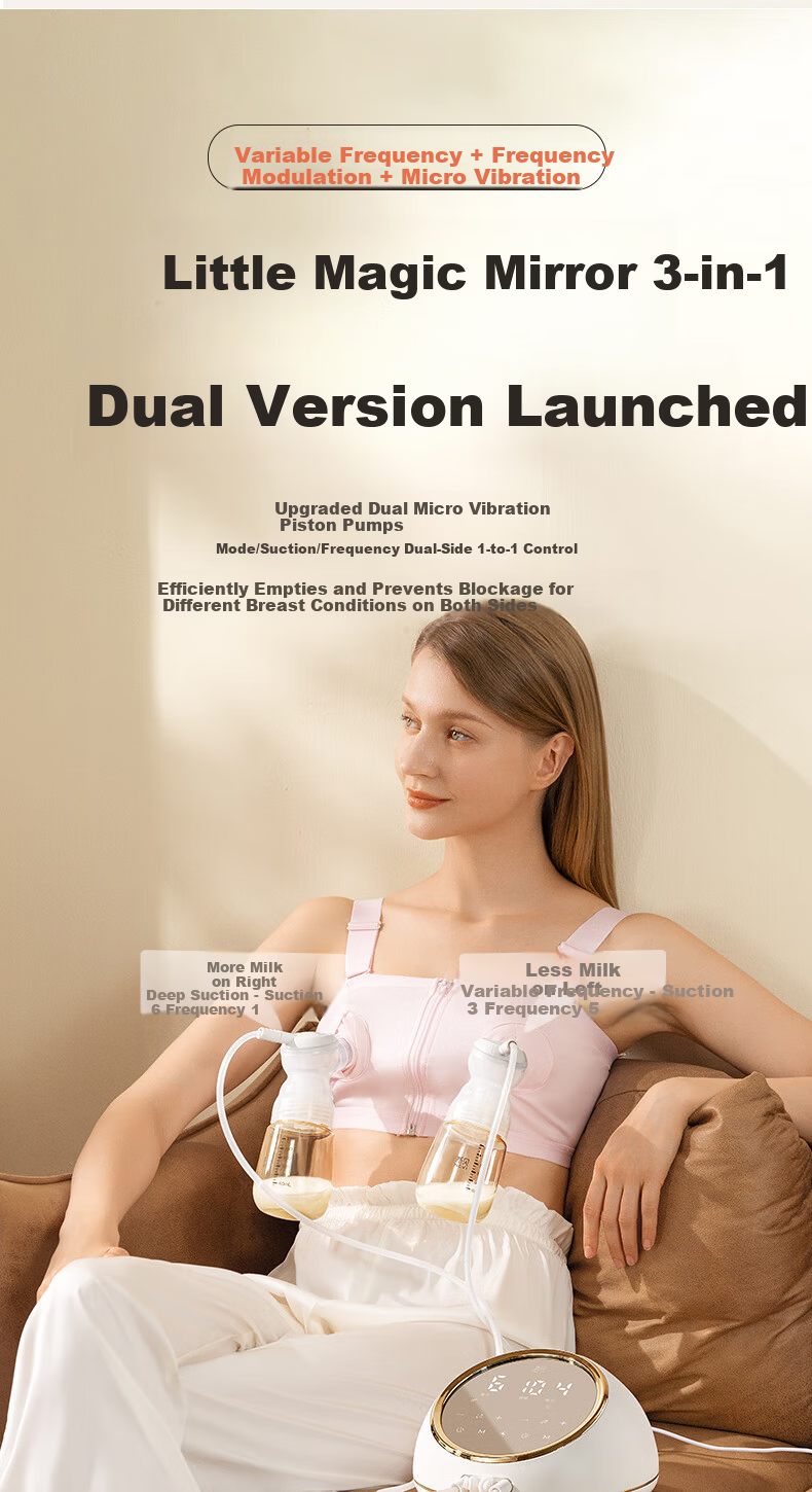 Xinbei Electric Breast Pump Double-Sided Painless Fully Automatic High Suction Breast Extractor 8129-1 3
