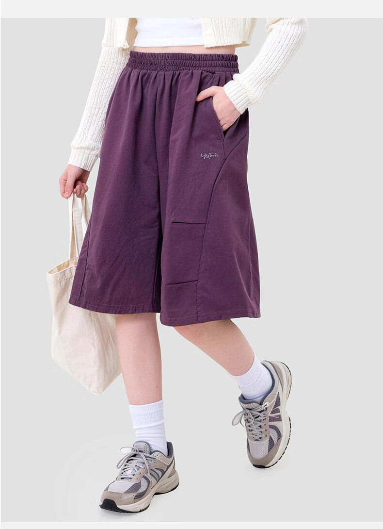 Disney Girls Summer Thin New Children's Five-Point Pants Big Kids Teen Casual Shorts 10136 Heather Gray 130 6