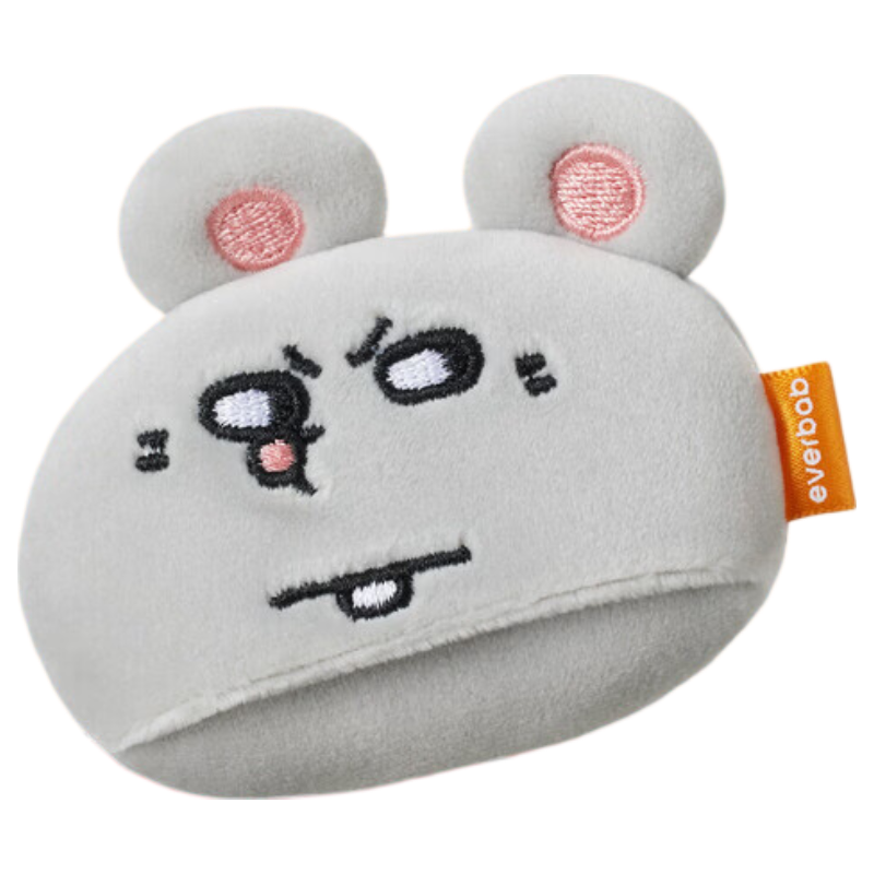Everbab Aibella Mouse Short Velvet Powder Puff Loose Powder Setting Puff Beauty Sponge Meiji and Big Mouse Collaboration Edition
