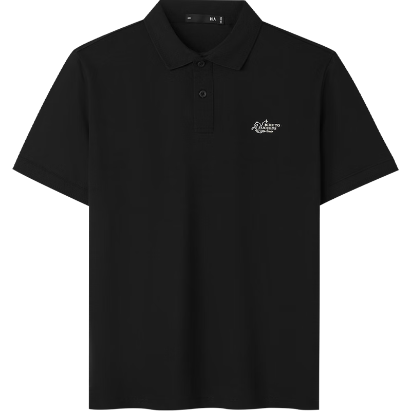 HLAHLA Men's Polo Shirt Summer Cool Short Sleeve Good Luck