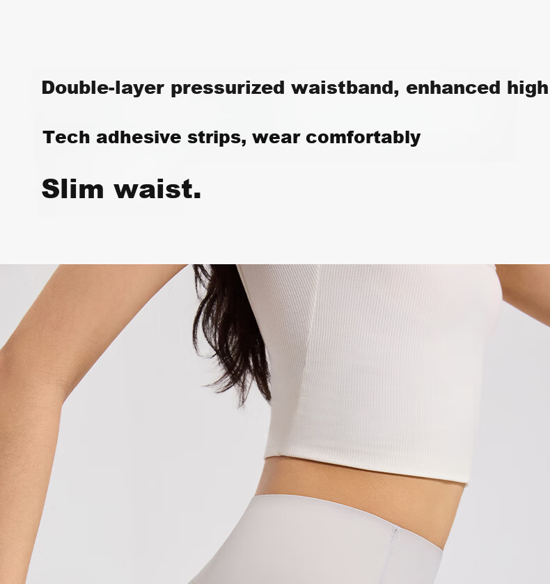 Youkeshu Women's Sharkskin Sun Protection Pants Lightweight Sports Yoga Pants High Waist Tummy Control Hip Lift Slimming Nude Feel Leggings 12
