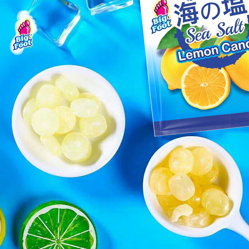 大马碧富 海盐咸柠檬味 180g/盒 马来西亚进口 清新口气 【整盒装非散装】