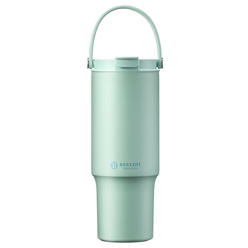 Fuguang Shixi Insulated Bottle 316L Stainless Steel Large Capacity Dual-Use Ice Cup Straw Water Bottle Portable Car Cup 1000ml