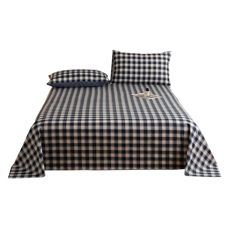 MUJI 100% Cotton Bed Sheet Single Piece Anti-Dirt Duvet Cover Double/Single Household Pure Cotton Bedspread 200*230cm Bedding Set