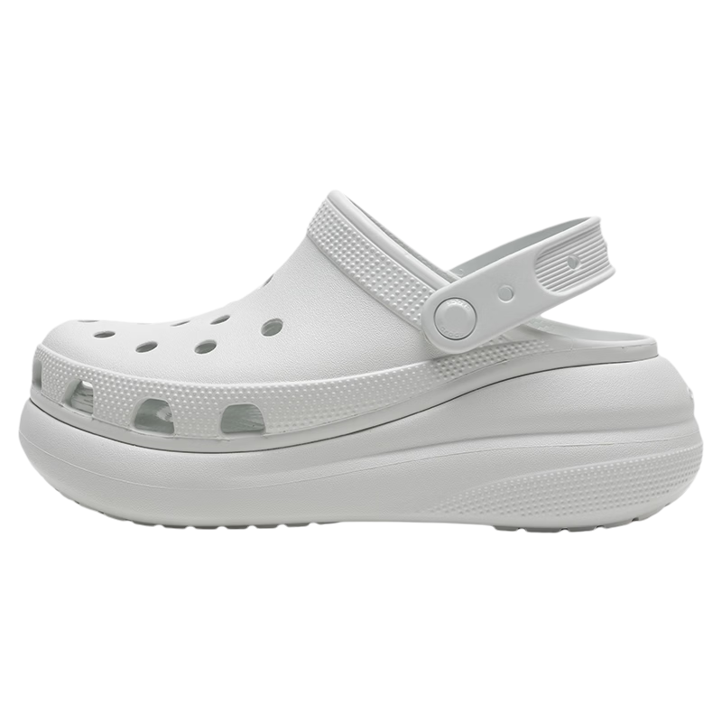 CROCS Classic Puff Clog Sandals for Men And Women, Casual Fashion Beach Shoes with Closed-Toe Slippers 207521-1NK Size 39-40
