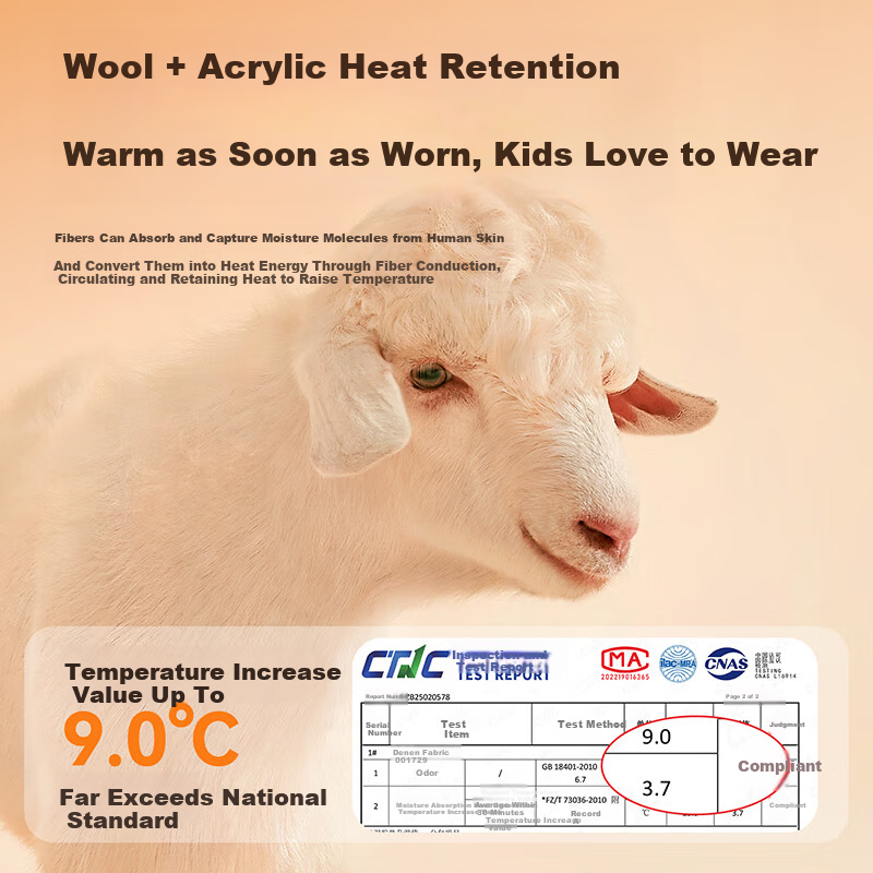 COCO SMART Girls' Thermal Underwear Set, Thickened Fleece Lined, Heat Retaining, Anti-Cold Autumn Base Layer for Middle School Students