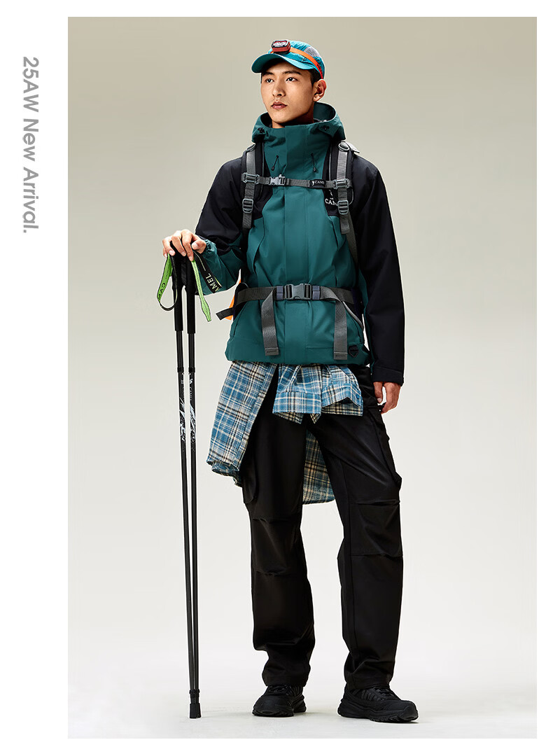 Camel Dragon Outdoor Jacket Women Wang Junkai Same Style Single Layer Mountaineering Jacket M34CAFO730C 34