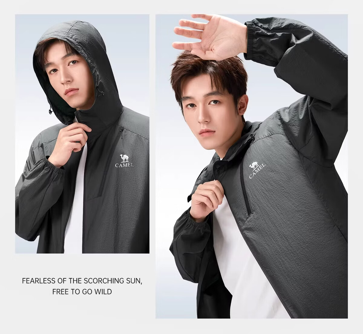CAMEL Outdoor Sun Protection Jacket 2026 Spring Summer New Unisex Ice Cooling Breathable Durable Sunproof Sports Coat 5134 20