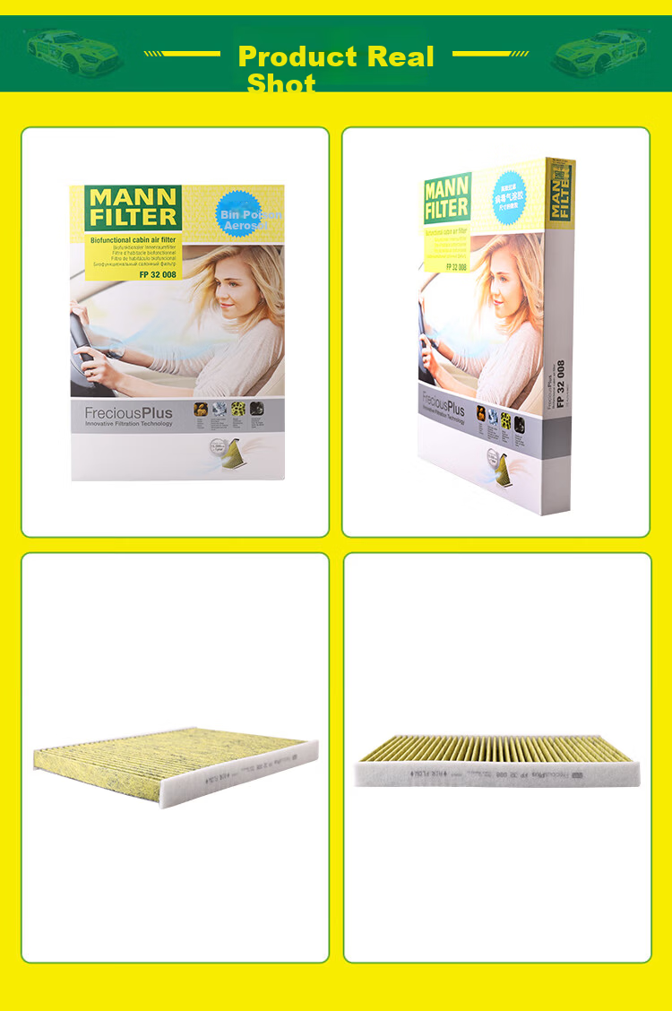 MANNFILTER FP32008 Multi-Effect Cabin Air Filter for Alfa Romeo Giulia/Stelvio/Maserati 5
