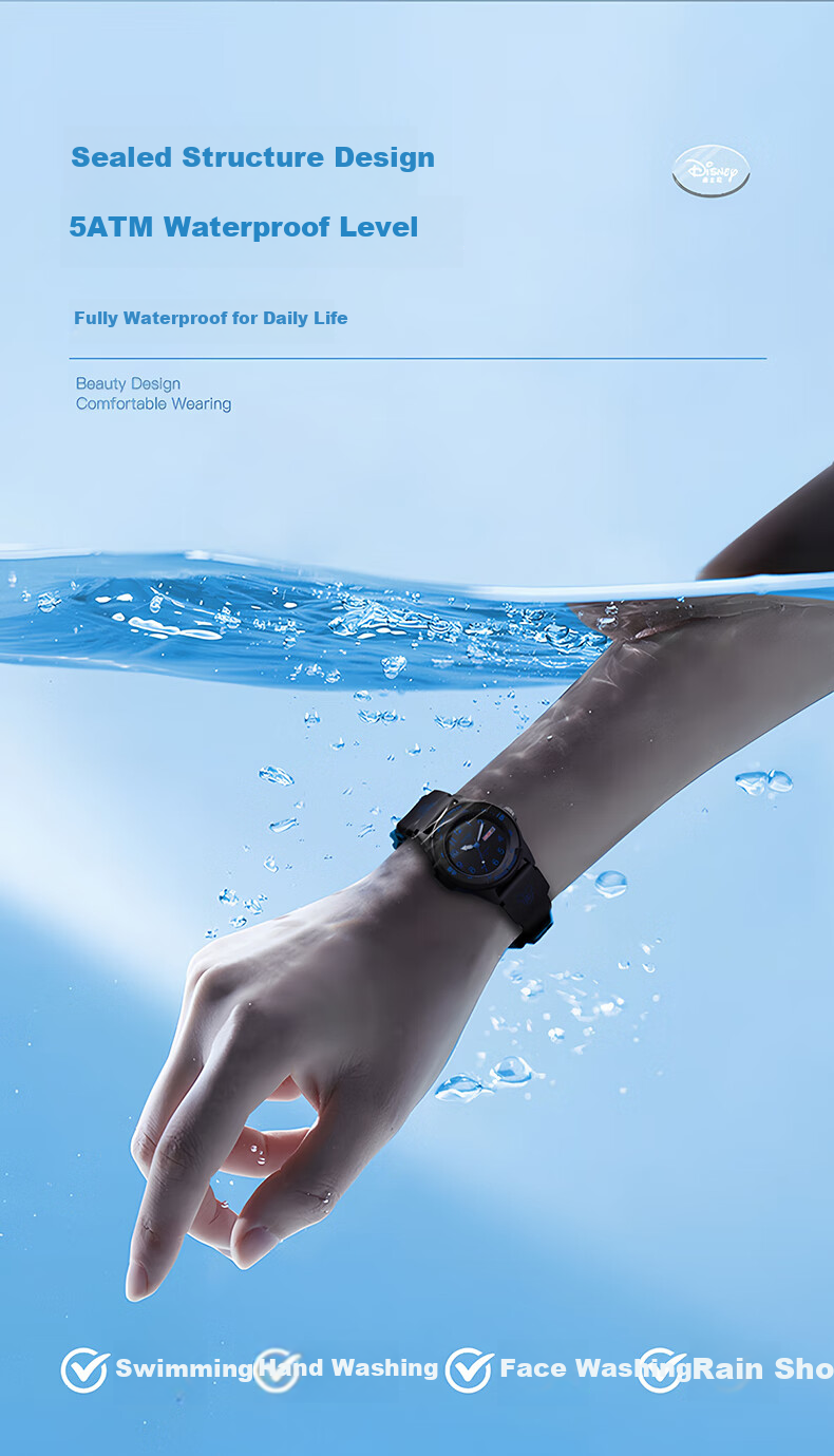 Disney Kids Waterproof Luminous Boys' Watch for Elementary to High School Students 5