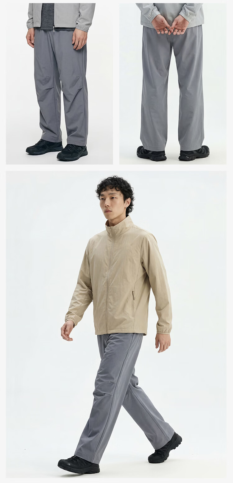 JD Jingzao [Cordura] Men's Summer Thin Casual Quick-Dry Sports Pants 26 New Style Gray 3XL 18