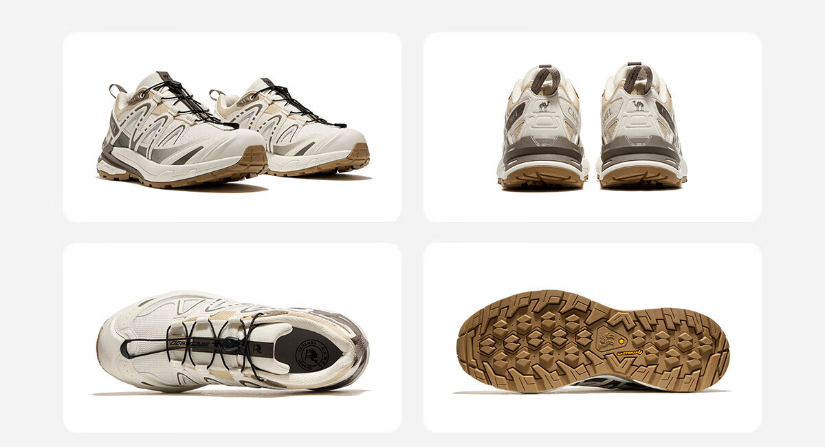 CAMEL [Wang Junkai's Choice], Kunlun Mountain 3.0 Trail Running Shoes, Outdoor Hiking Shoes for Men And Women, Non-Slip Trekking Sports Shoes 25