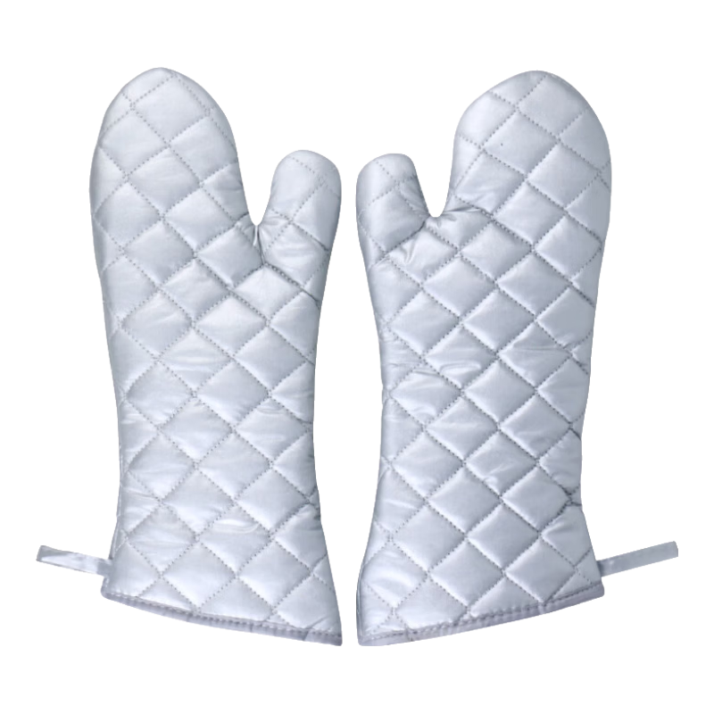 Maozheng 200-Degree Heat-Resistant Gloves, 1 Pair, 38cm Extended, Insulated, Anti-Scalding, Flame-Retardant, Hand Protectors for Kettles, Ovens, And Labor Protectio