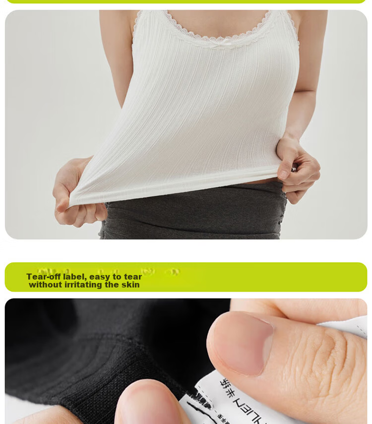 Banlian Lace White Padded Camisole Women's Summer New Strap Vest Bra-Free Backless Outerwear Top 24
