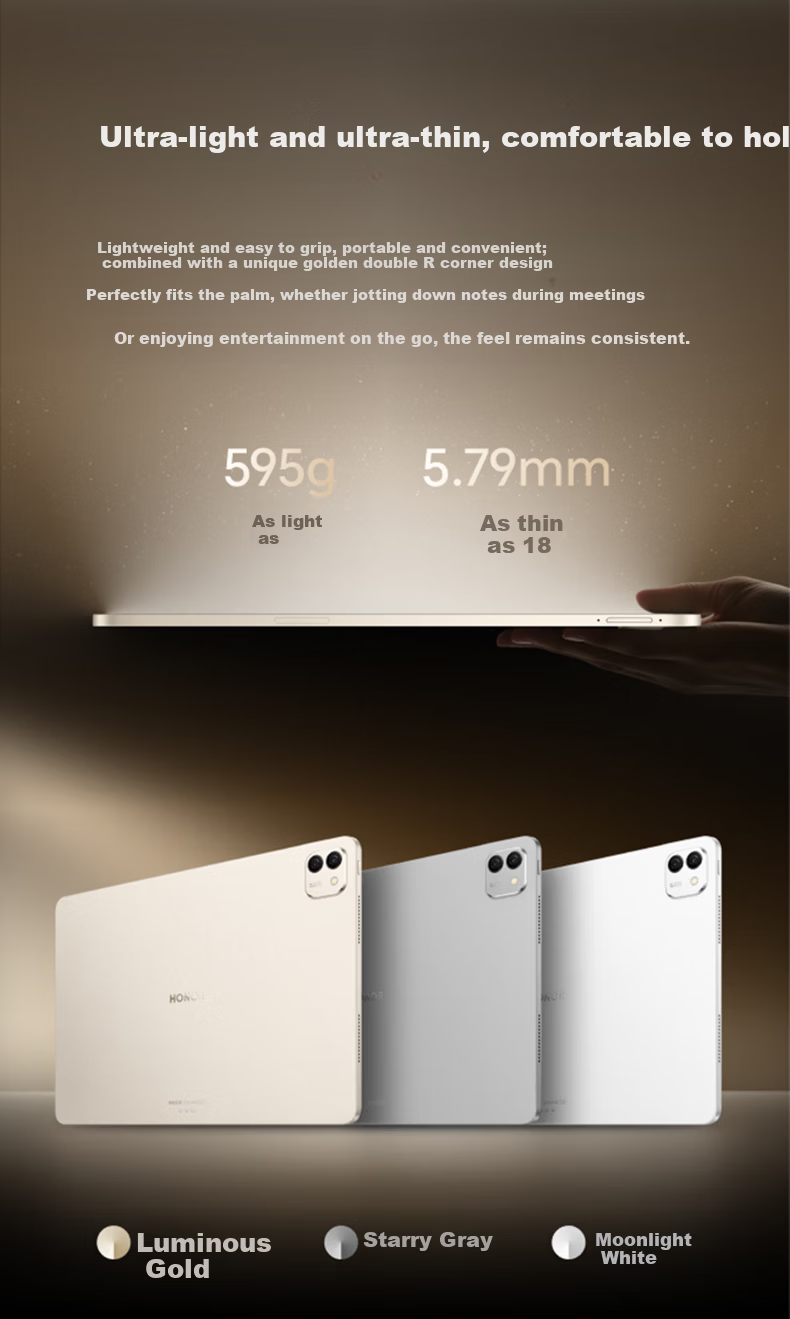 Honor MagicPad3 Pro 13.3-inch Tablet [National Subsidy] 5th Gen Snapdragon 8 Supreme Edition Chip Starry Gray 16+512GB Refreshed Version 22