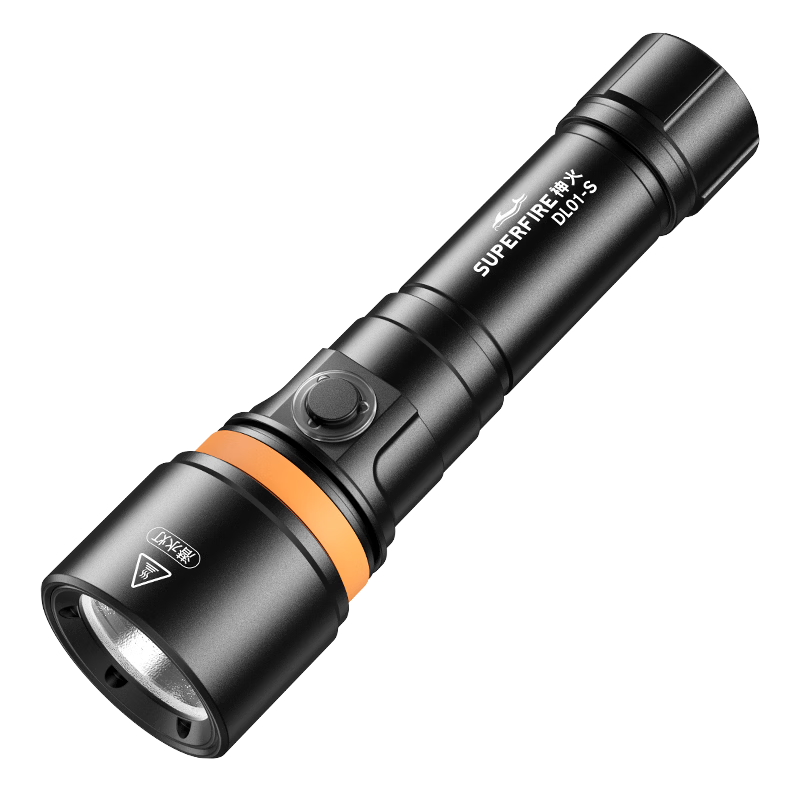 SupFire Professional Diving Flashlight High Brightness Waterproof Long Battery Life Outdoor Underwater Night Diving Sea Fishing Light