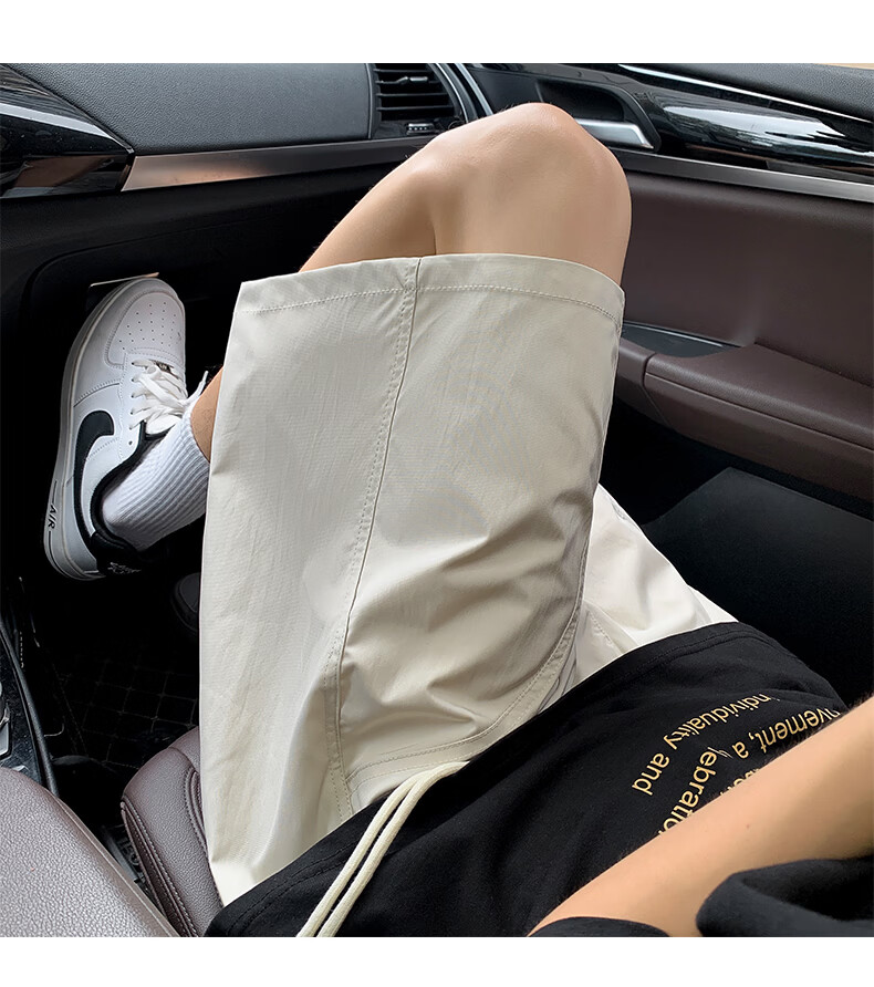 CLOR American Quick-Dry Angled Cut Shorts Men Summer Thin Casual Loose Trendy Brand Five-Point Pants DK02 Navy Blue 2XL 15