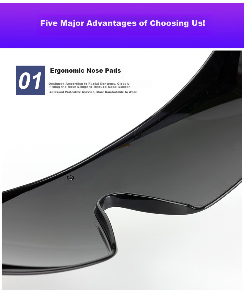 WOLSGIN Welding Glasses for Welders, Anti-Strong Light Protective Goggles, Splash and Eye Protection, Welding Safety Goggles, Shade 8 5