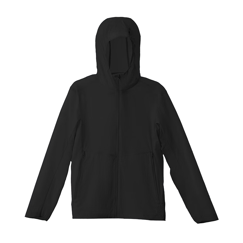 JD Jingzao Ultra-Light Wind Wing Sun Protection Jacket Unisex Thin Summer Skin Jacket Active Black XL